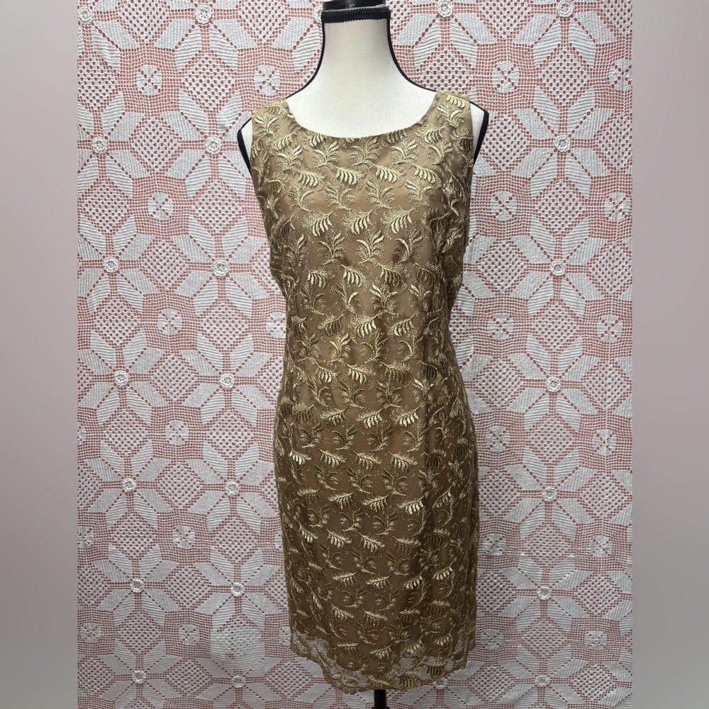 Vintage Sheer Floral Dress